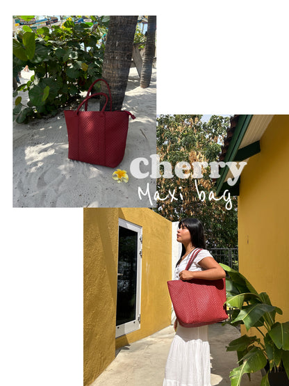 Maxi bag cherry